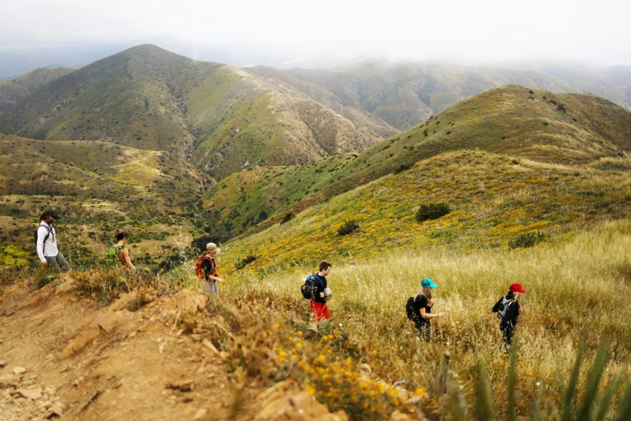 outdoor scenery hiking at the ranch malibu